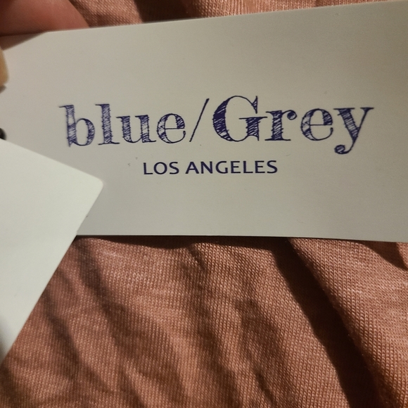 Soft off shoulder blue/Grey brand top - Picture 3 of 5